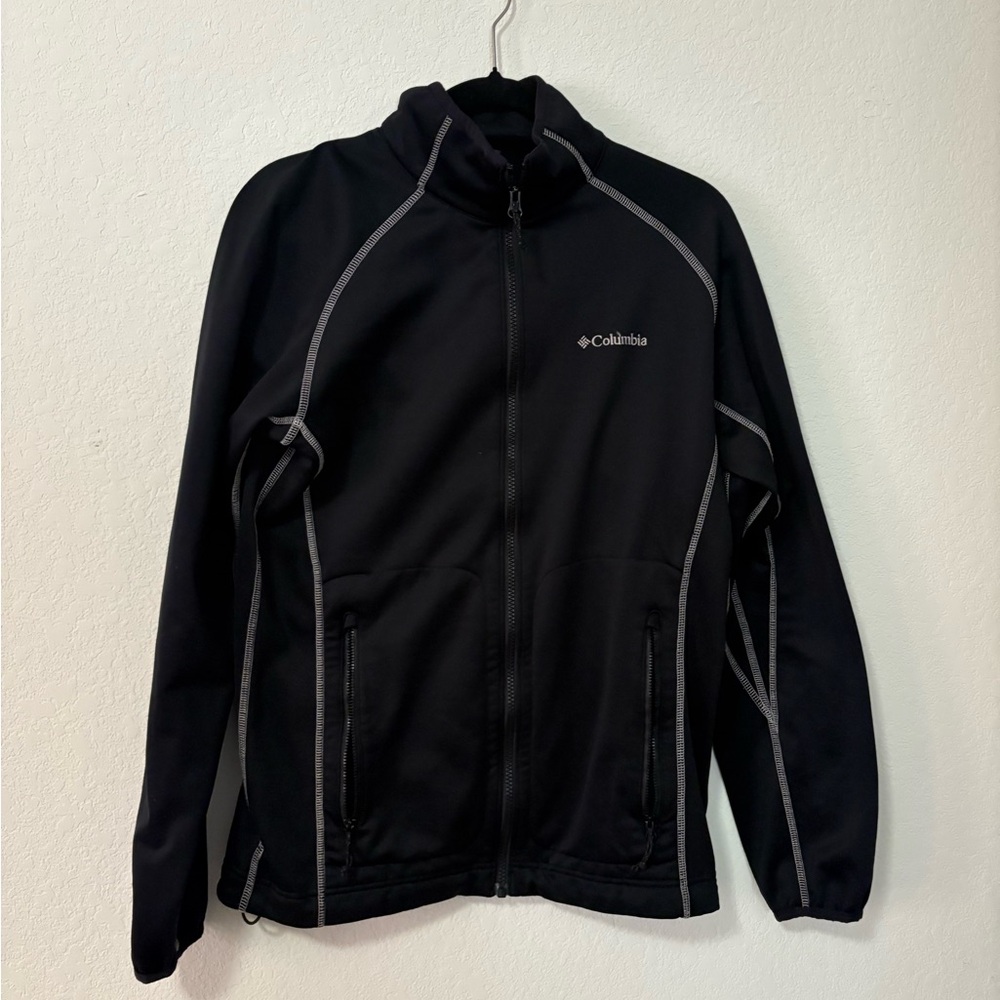 Columbia Black Full-Zip Jacket